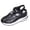 Black, variant on HAOTAGS Women's Gladiator Sandals, Summer Closed Toe Lace-Up Chunky Heel Footwear Black 6.5