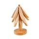 thumbnail image 2 of 3 manteles de madera para mesa, protectores de mesa, centros de mesa resistentes al calor color haya, 2 of 9
