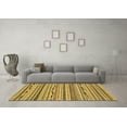 thumbnail image 3 of Ahgly Company Indoor Rectangle Abstract Brown Modern Area Rugs, 5' x 7', 3 of 4