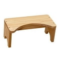thumbnail image 2 of BELOVING Toilet Stool Assistance Footrest Bathroom Step Stool for Adults Elderly Kids Wood, 2 of 10