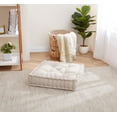 thumbnail image 1 of Almohada de suelo Sweet Home Collection, grande, cuadrada, color marfil, paquete de 2, 1 of 6
