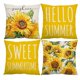 thumbnail image 1 of Fundas de Almohada de Verano 18X18 Juego de 4 Decoraciones de Verano para el Hogar Girasol Granja Cojines de CojíN para Sofá, 1 of 6