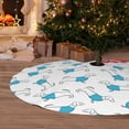 thumbnail image 6 of Sikiie Dachshund Dog Puppy 30-48 inches {designName} Print Christmas Tree Skirt Snowman Xmas Tree Skirt with Edge Christmas Decorations for Holiday Party30", 6 of 7