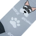 thumbnail image 4 of Crazy Socks, Womens, Animals, Shnauzer, Crew Socks, Novelty Silly Fun Cute, 4 of 6