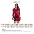 thumbnail image 5 of Vestido de manga larga, vestido de mujer con escote en V, vestido informal con escote en V, rendimiento de primera categoría, 5 of 5