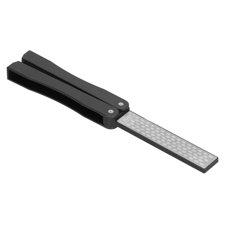 Knife Sharpener Double Sides Fan Shape Folding Mini Portable Whetstone for  Outdoor Garden Farm Tools Sharpening 