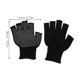 thumbnail image 2 of OULII 8Pares Guantes De Trabajo Sin Dedos Negro Antideslizante Para Jardinería Y Industriales, 2 of 8