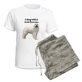 thumbnail image 5 of CafePress - Great Pyrenees Women's Light Pajamas - Women's Short Sleeve Print T-Shirt and Pants Light Cotton Pajama Set, 5 of 7