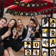 thumbnail image 3 of HBFAGFB Party Decorations Graduation Decorations Class of 2024 Lettering Class Balloon Set Black, 3 of 7