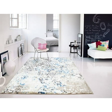 Ophelia Co Leday Foyer Blue Cream Area Rug Leday Foyer Blue Cream Area Rug