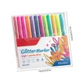 thumbnail image 3 of Tyidzon Stylo Fluorescent Coloré Grande Capacité Stylo Flash pour Étudiants 12 Couleurs Stylo Double Extrémité Journal Intime, 3 of 6