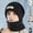Black-01, variant on Avrntaa Kids Winter Hat Scarf Set Soft Fleece Neck Warmer Beanie 2 in 1 Set for 4-10Y Boys Girls