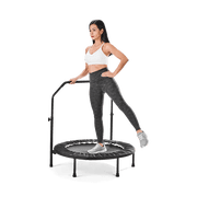 Athletic Works 40 Foldable Mini Trampoline with Adjustable Handle
