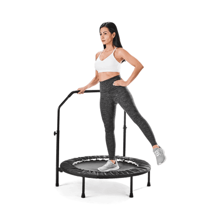ATHLETIC WORKS 40″ FOLDABLE MINI TRAMPOLINE WITH ADJUSTABLE HANDLE