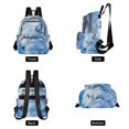 thumbnail image 2 of JIALIOU Mini Backpack Purse for Women Quilted Casual Daypack Small Travel Shoulder Bag, White Wolf with Gems, 2 of 7