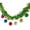 Green, variant on Artificial Christmas Garland Christmas Decoration Rattan Flower Ribbon Mood Scene Arrangement Hanging Party Colorful Strip Top Creat Pendant Outdoor Christmas Garlands