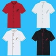 thumbnail image 4 of Unisex Short Long Sleeve Chef Jacket Coat Hotel Kitchen Service Uniform Workwear, 4 of 4
