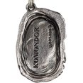 thumbnail image 3 of Colgante de perro bañado en plata con correa de cuero - Collar para perros de la colección ArtDog - Collares de plata para perros, 3 of 4