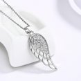 thumbnail image 3 of S925 Sterling Silver Pendant Angel Wings Necklace Fashion Simple Angel Wings Clavicle Chain, 3 of 5