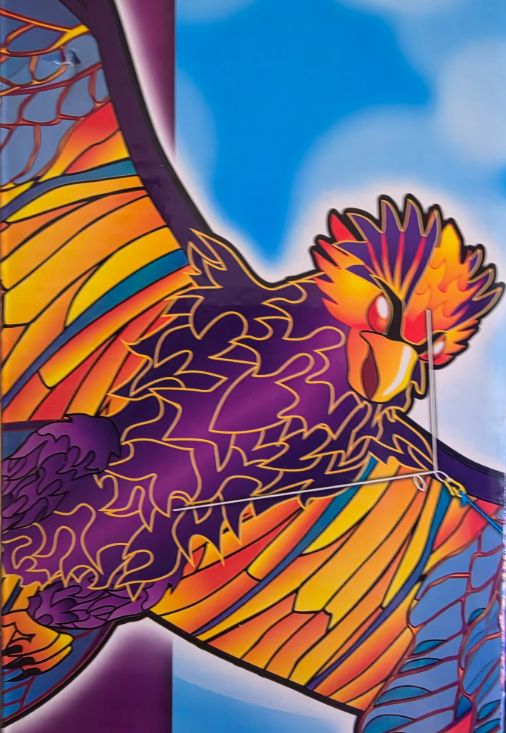 3-D Firebird SuperSized Nylon Kite 65 inch Wingspan