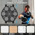 thumbnail image 6 of Sakerplus Music Boxing Machine With Boxing Glove Mode 2001,Wall Mounted Bluetooth Smart Punching Pad,Boxing Wall Punching Pad,Boxing Training Equipment,Smart Boxing Machine,Music Punching Machine, 6 of 7