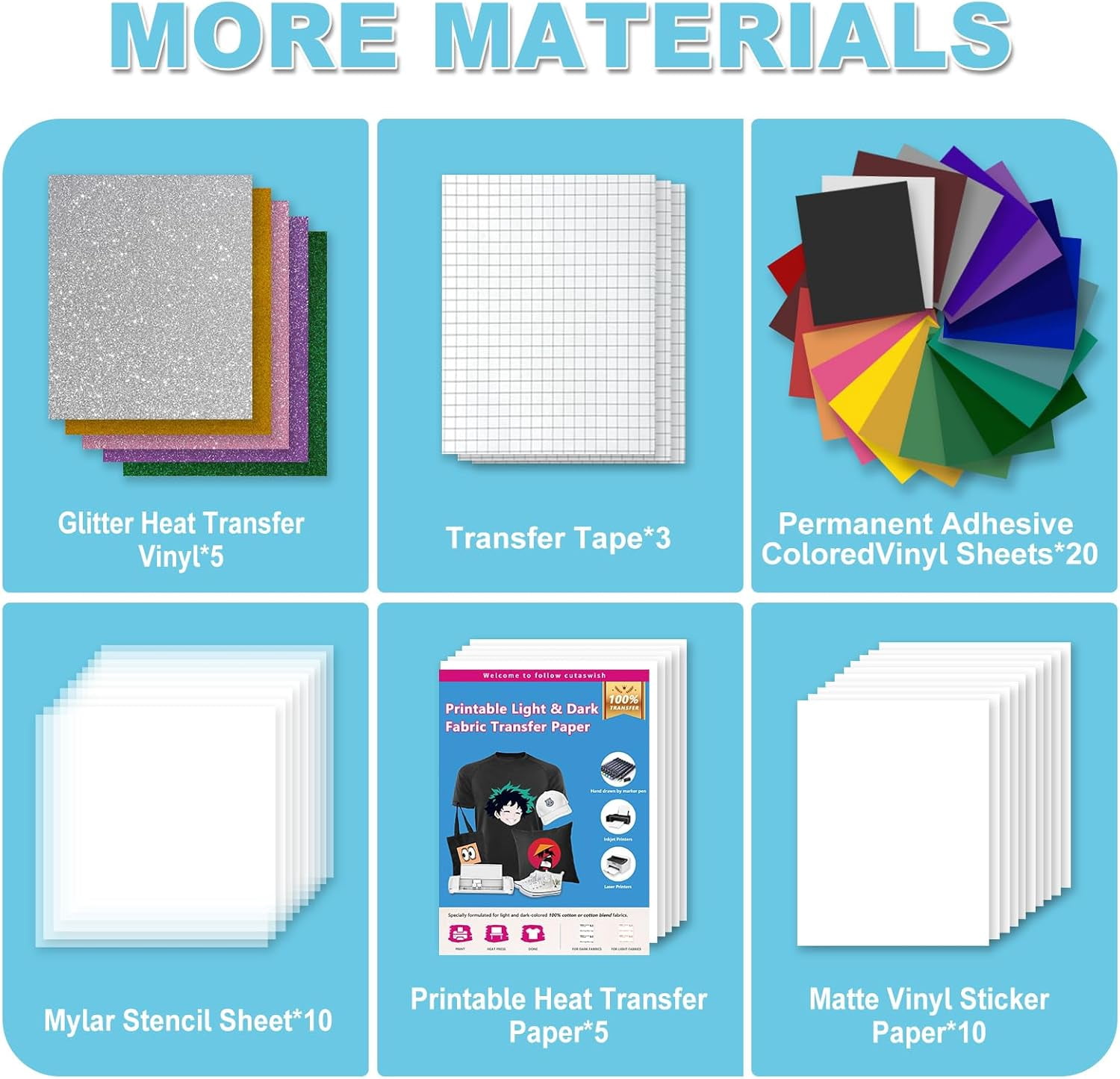 The Ultimate Accessories Bundle for cricut maker and Explore Air with 97pcs Tools and Accessories Kit,Instantly Create Amazing Crafting Projects