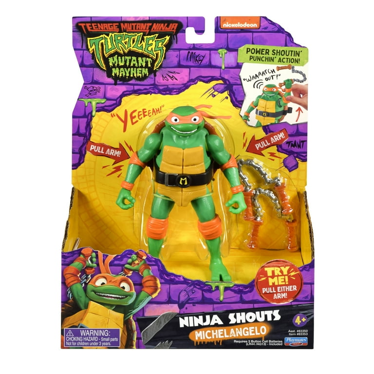 Playmates Toys TMNT Teenage Mutant Mayhem Michelangelo