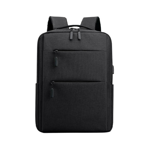 JeashCHAT Laptop Backpack for Travel Office School, Business Backpack College School Backpack Gifts for Men Women, Computer Bag with USB Charging Port, Black