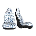 thumbnail image 4 of Car Seat Covers Are Protected From Dust And Spillage And Elastic Straps Are Easy To Install For Easy Car Suv Truck Delivery Watercolor Seamless Pattern With Leaves (3) 2 Pcs, 4 of 8