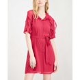 thumbnail image 1 of Maison Jules Robe-Chemise à Volants pour Femmes, Rouge Vif, Très Grand, 1 of 2