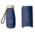 thumbnail image 4 of FVDPWYE Mini Sun Protection Umbrella with Case Windproof Collapsible Small Umbrella Dark Dark Blue, 4 of 9