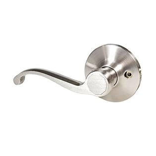 - Classic Dummy Reversible Door Lever Lever Handle, Satin Nickel