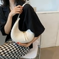 thumbnail image 4 of FeiraDeVaidade Sac à Main pour Femmes, Mode Coréenne, Sac Bandoulière Rétro, Élégant Sac à Main Demi-Lune, 4 of 6