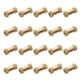 thumbnail image 1 of HUGFEGWE M2.5x8mm Female Thread Knurled Nuts,200PCS Hx3.8mm OD Brass Threaded Insert Embedment Nuts Hydraulic Welded Joint Injection Molding Assortment Kit for 3D Printing Injection Molding, 1 of 8