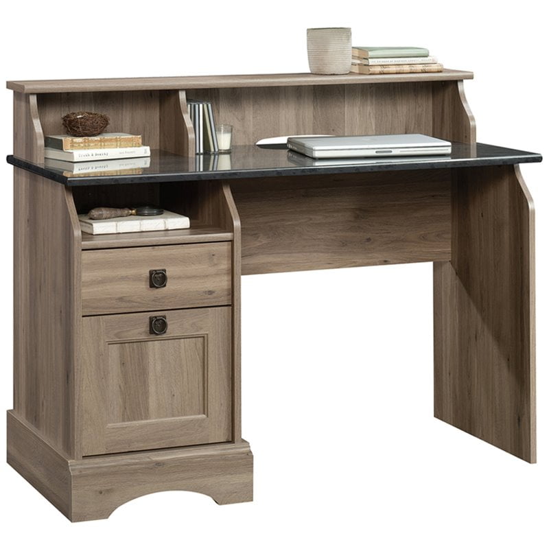 Sauder Graham Hill Writing Desk Salt Oak Finish Walmart Com