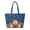 Christmas Snowman Print, variant on XYZCANDO Christmas Santa Print Quilted Large Handle Handbag, Lightweight Durable Shoulder Tote for Holiday Shopping Travel Festive Gifts for Women