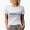 White, variant on Baseball Girlfriend Art Merch Gift, Heather Grey T-Shirt, XL