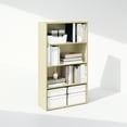thumbnail image 5 of Furinno Simple Open Shelf, Bookcases, 4-Tier, Steam Beech, 5 of 6