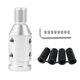 thumbnail image 1 of Adaptador de cambio de perilla de cambio universal de aluminio para Mini manetas de cambio sin rosca M12X1.25 (plateado) Zulema adaptador de palanca de cambios, 1 of 6