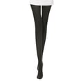 thumbnail image 5 of Women's Velvet Footed Pantyhose Tights, Adult Opaque Control Top Leggings, Comfortable Stretch Design for Everyday Wear, Royal Blue, One Size, 5 of 7