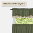 thumbnail image 6 of Achim Darcy Window Curtain Tier and Valance Set, 6 of 9