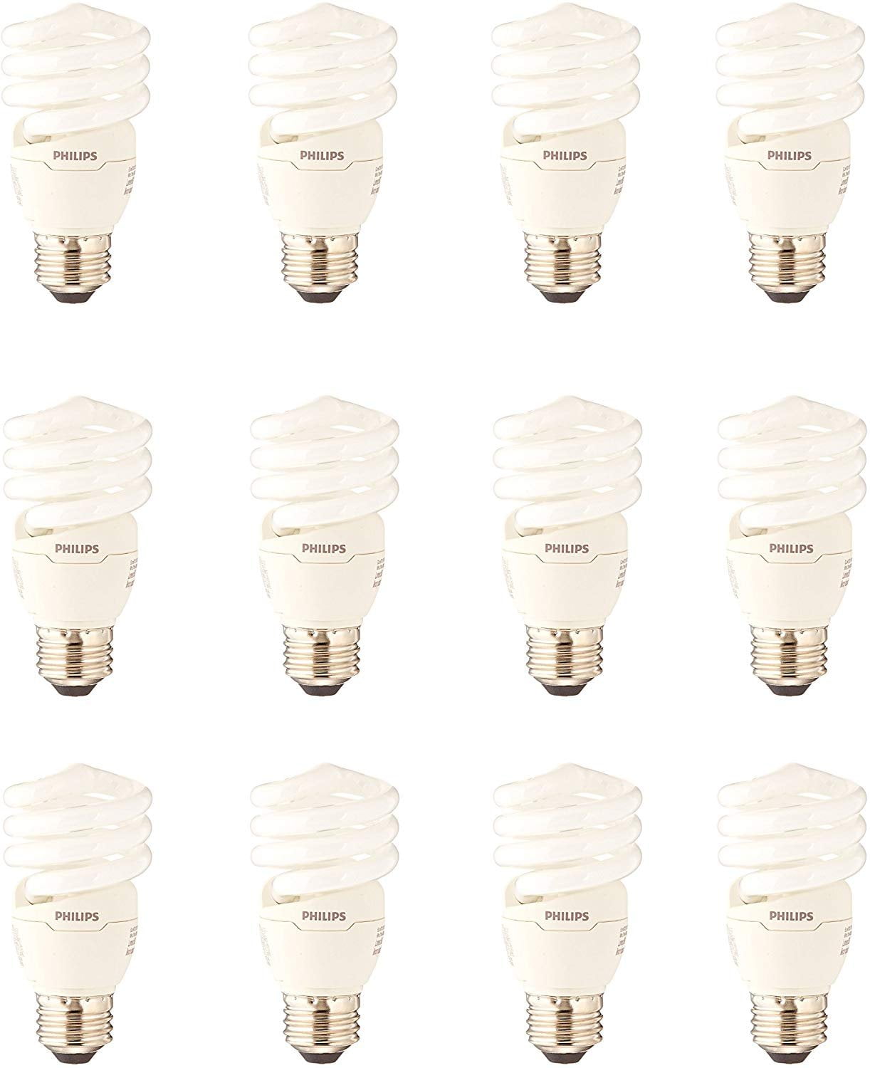 24 Bulbs total MaxLite CFL Light Bulbs 13 Watt 60 Watt Equivalent  6-4 Packs 