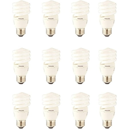 

Philips CFL Light Bulb 13W T2 Twister Daylight 6500K 60 Watt Equivalent 12 Pack