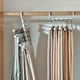 thumbnail image 2 of Perchas de acero inoxidable de pantalones inicio rack de almacenamiento de pantalones retráctiles de pantalones plegables multifuncionales, 2 of 5