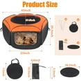 thumbnail image 2 of Chick Brooder Box, Upgrade Double Door Brooder Box for Chick Starter Kit, Pop-Up Baby Chicken Pen Supplies Brooding Up to 15 Baby Chick, Duck and Quail, 2 of 7
