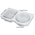 thumbnail image 6 of Opvise Leak-Proof Double-Layer Disposable Sauce Box, Food-Grade Plastic Microwave/Dishwasher Safe Containers for Snacks, Condiments, Travel & Meal Prep (10/15/20/30/50/100-Pack), 6 of 8