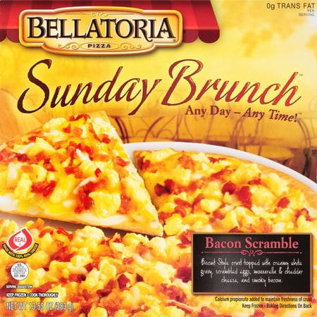 Bellatoria Sunday Brunch Bacon Scramble Pizza 13.55 oz