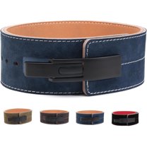 10MM Weight Power Lifting Leather Lever Pro Belt Gym Training Black-Weightlifting Belt for Men and Women – Support Back and Core During Heavy Powerlifting Deadlifts and Squats