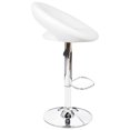 thumbnail image 3 of vidaXL Bar Stools 2 pcs White Faux Leather, 3 of 5