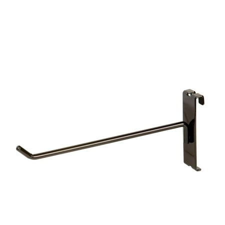 NAHANCO #GWH8B 8" Black Gridwall Hook (Pack of 12)